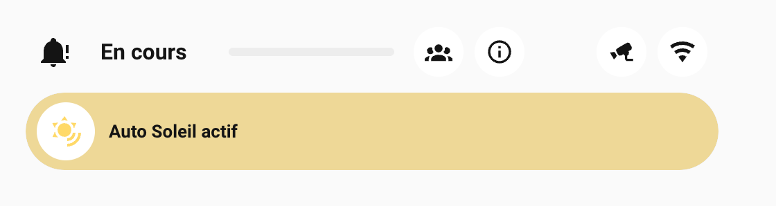 Notification Auto Soleil actif dans Home Assistant