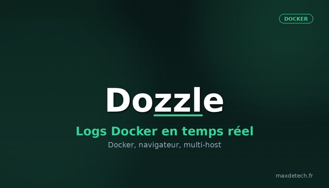 Dozzle — logs Docker en temps réel
