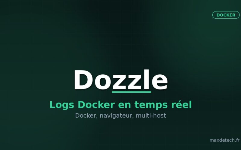 Dozzle — logs Docker en temps réel