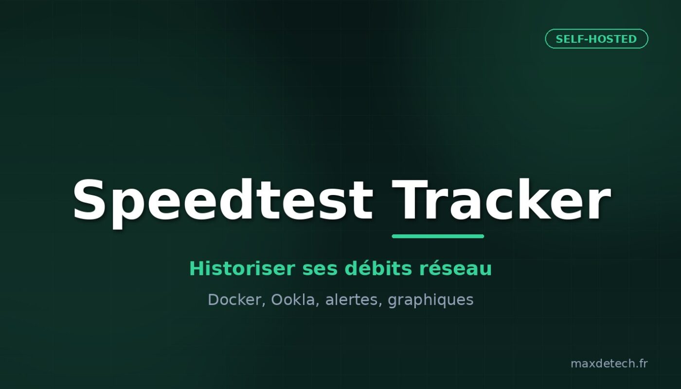 Speedtest Tracker — historiser ses débits réseau