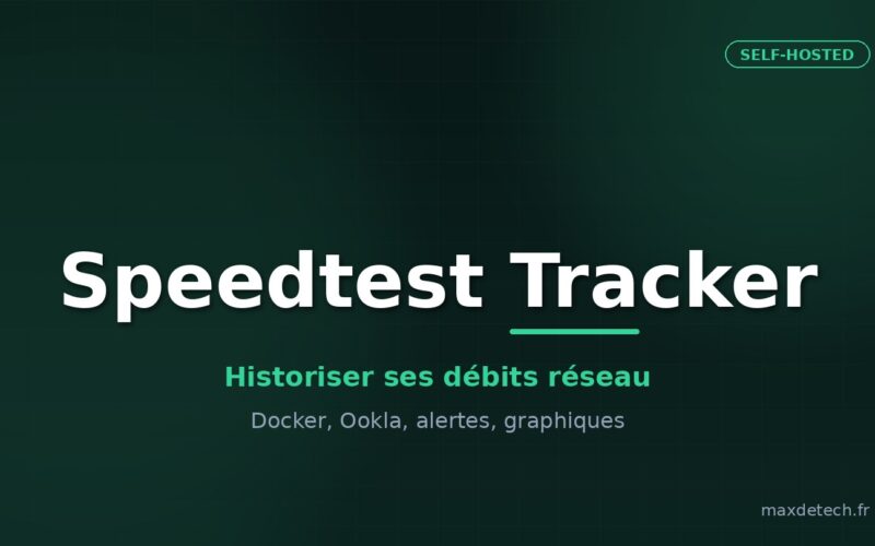 Speedtest Tracker — historiser ses débits réseau
