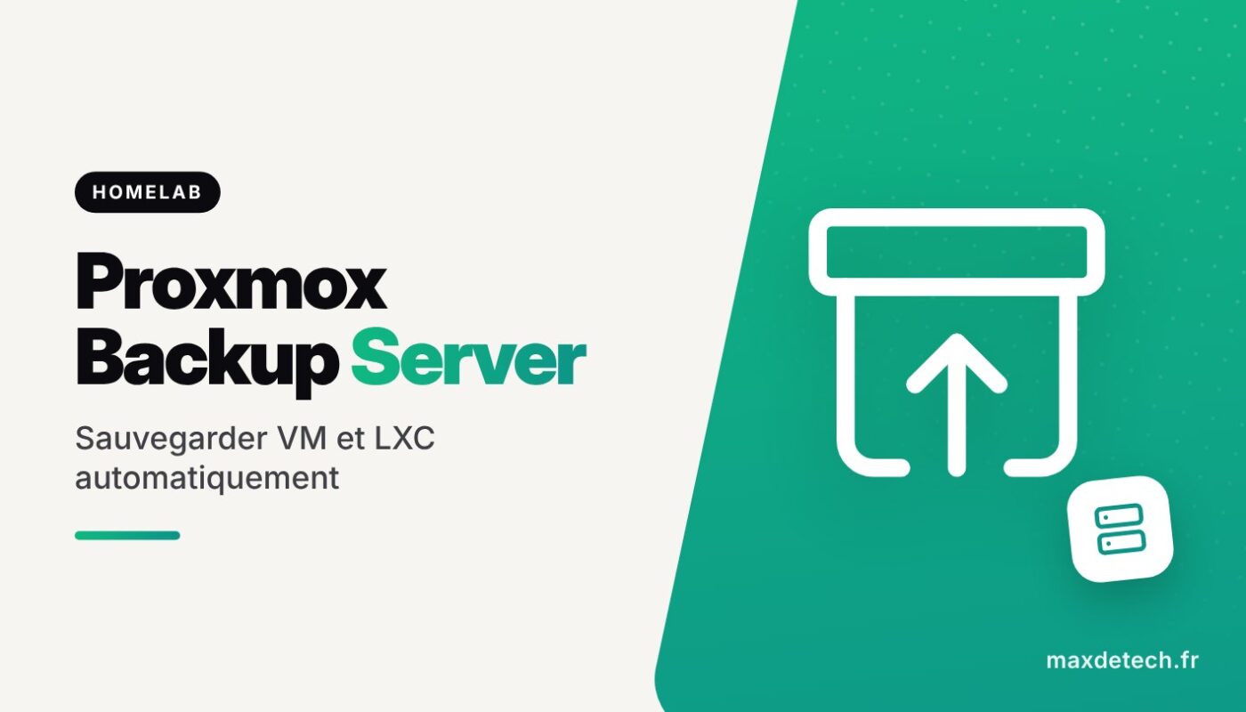 Proxmox Backup Server : Sauvegarder VM et LXC automatiquement