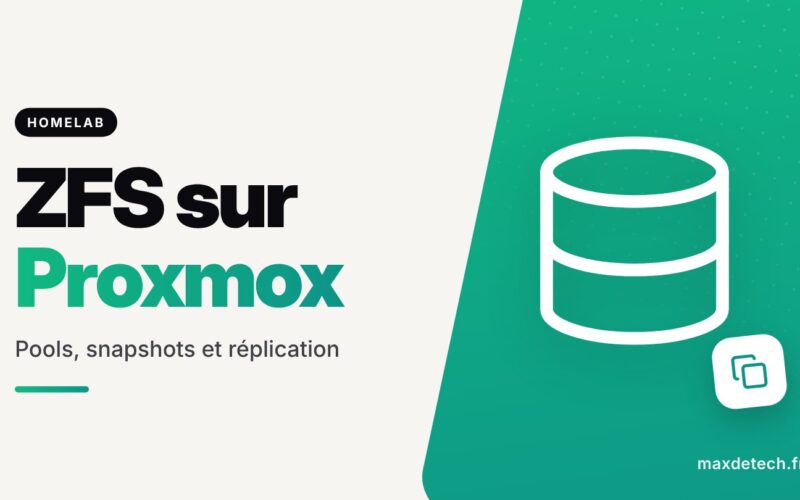 ZFS sur Proxmox : Pools, snapshots et réplication
